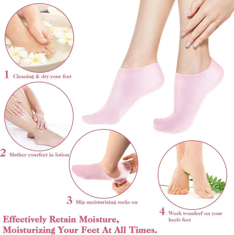 (Buy 1 Get One Deal ) 100% High Quality Silicon Socks For Unisex Men& Women