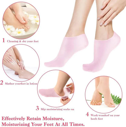 (Buy 1 Get One Deal ) 100% High Quality Silicon Socks For Unisex Men& Women
